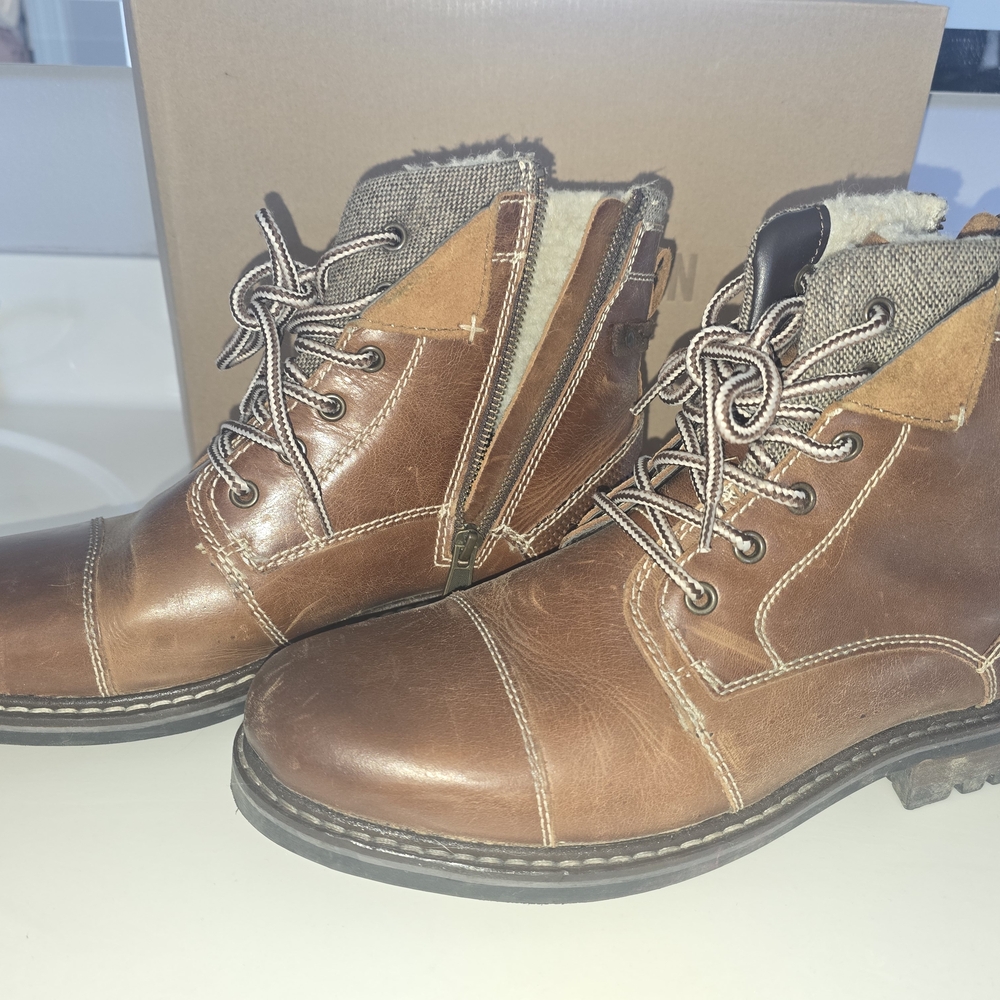 Brown Leather Men's Boots